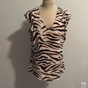 Cabi Zebra Top size Medium